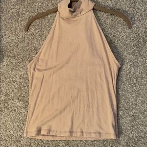 High neck racer back cami